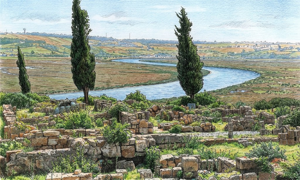 Ancient Phoenician ruins of Lixus, Morocco, near Larache