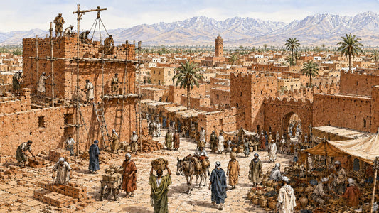 Urban growth in Almoravid Marrakech, late 11th–early 12th century.