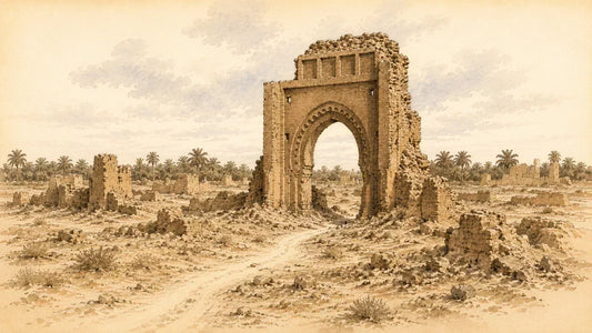 Ruined gateway of Sijilmassa in the Tafilalt oasis, Morocco
